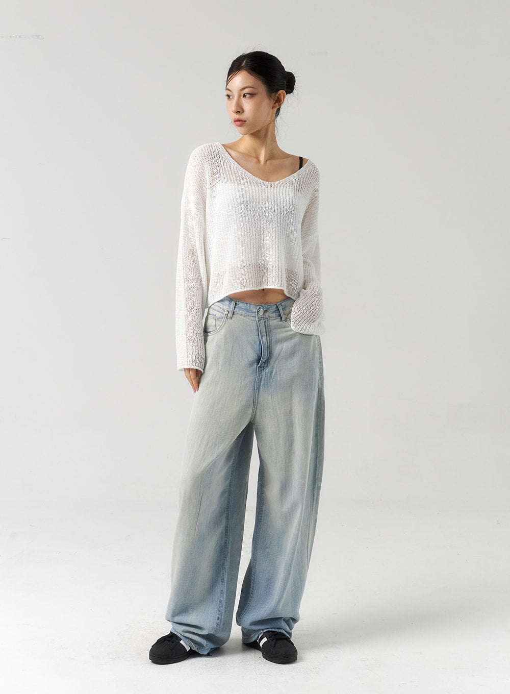 Baggy Low Rise Jeans CU322