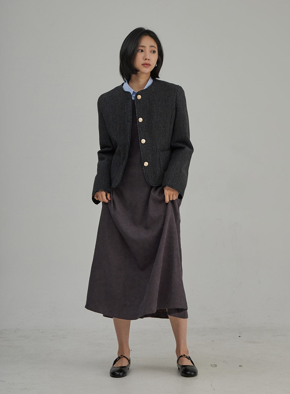 Light Color Button Shirt OJ305