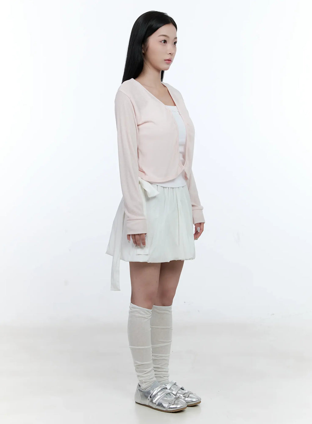 Wrap-Style Balloon Skirt CL530