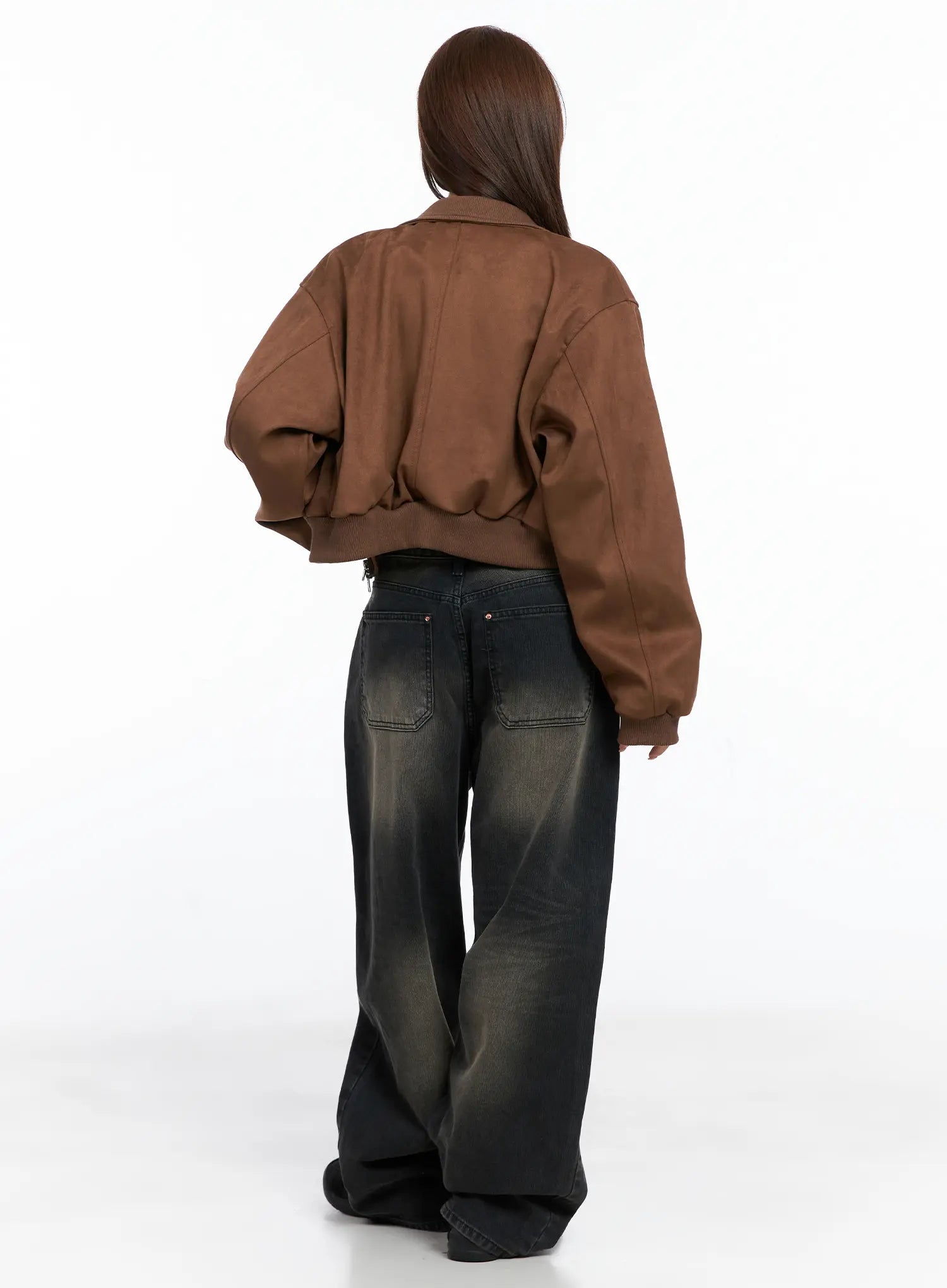 Vicky Suede Two-Way Jumper Jacket CG529