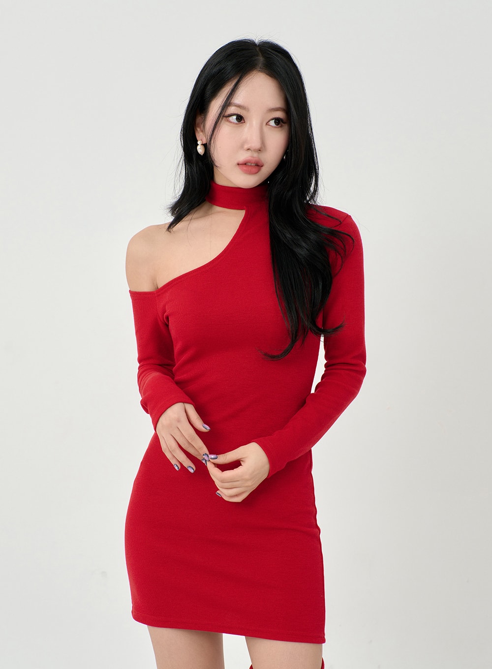 Pearl Heart Earrings BD09