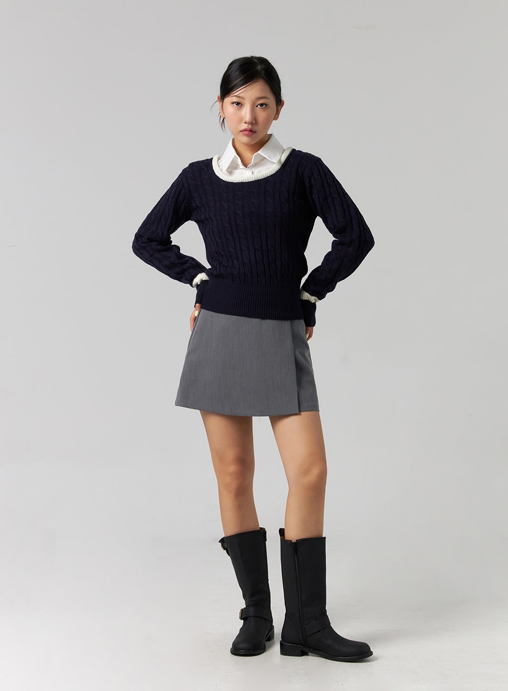 Classic Cable Knit Sweater CG329