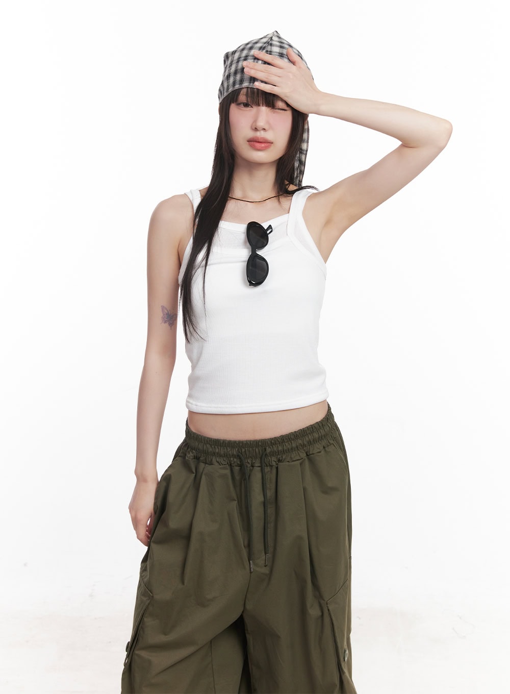 Ribbed Layered Tank Top CY520