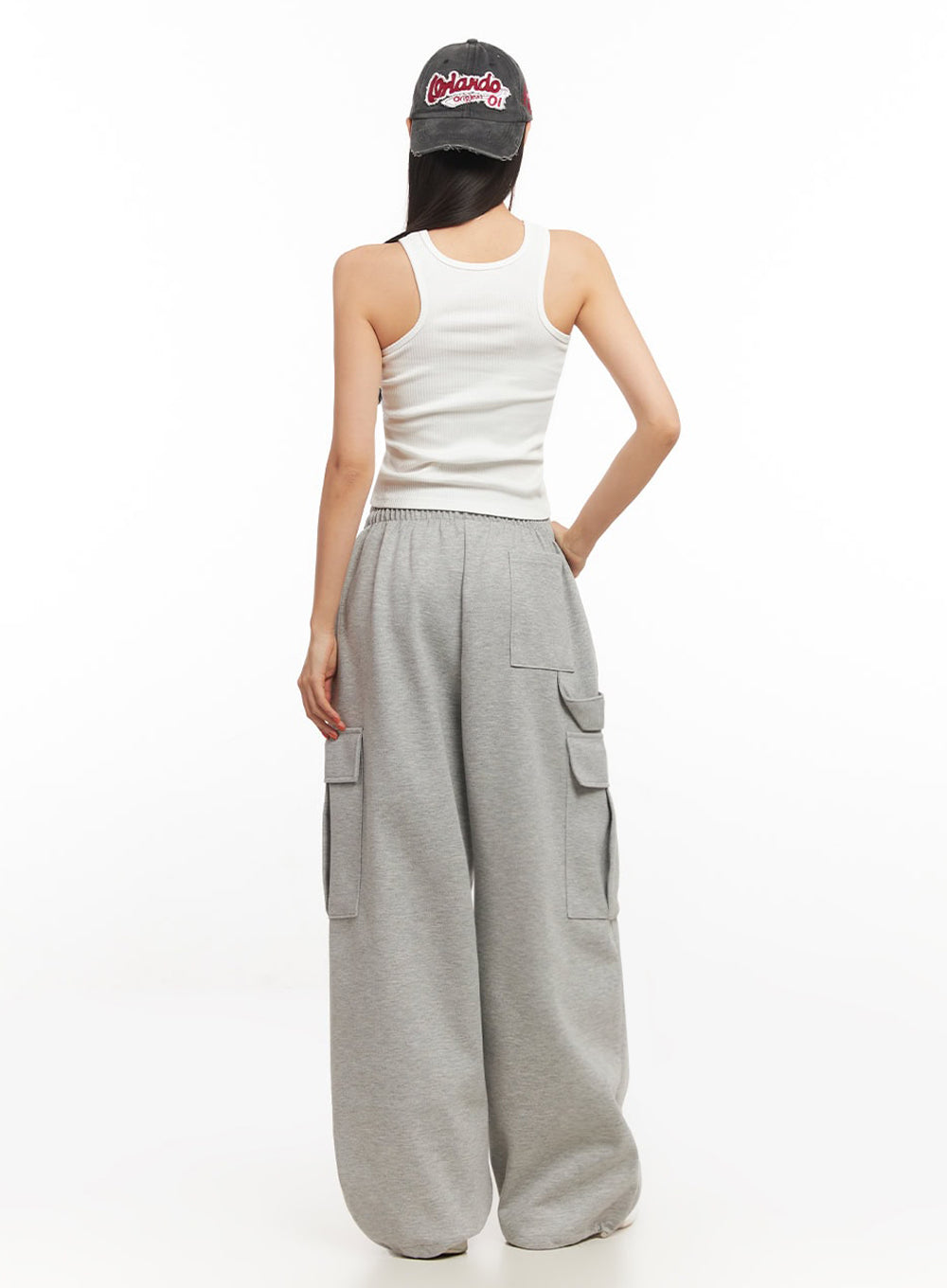 Slim-Fit Cotton Tank Top IA504