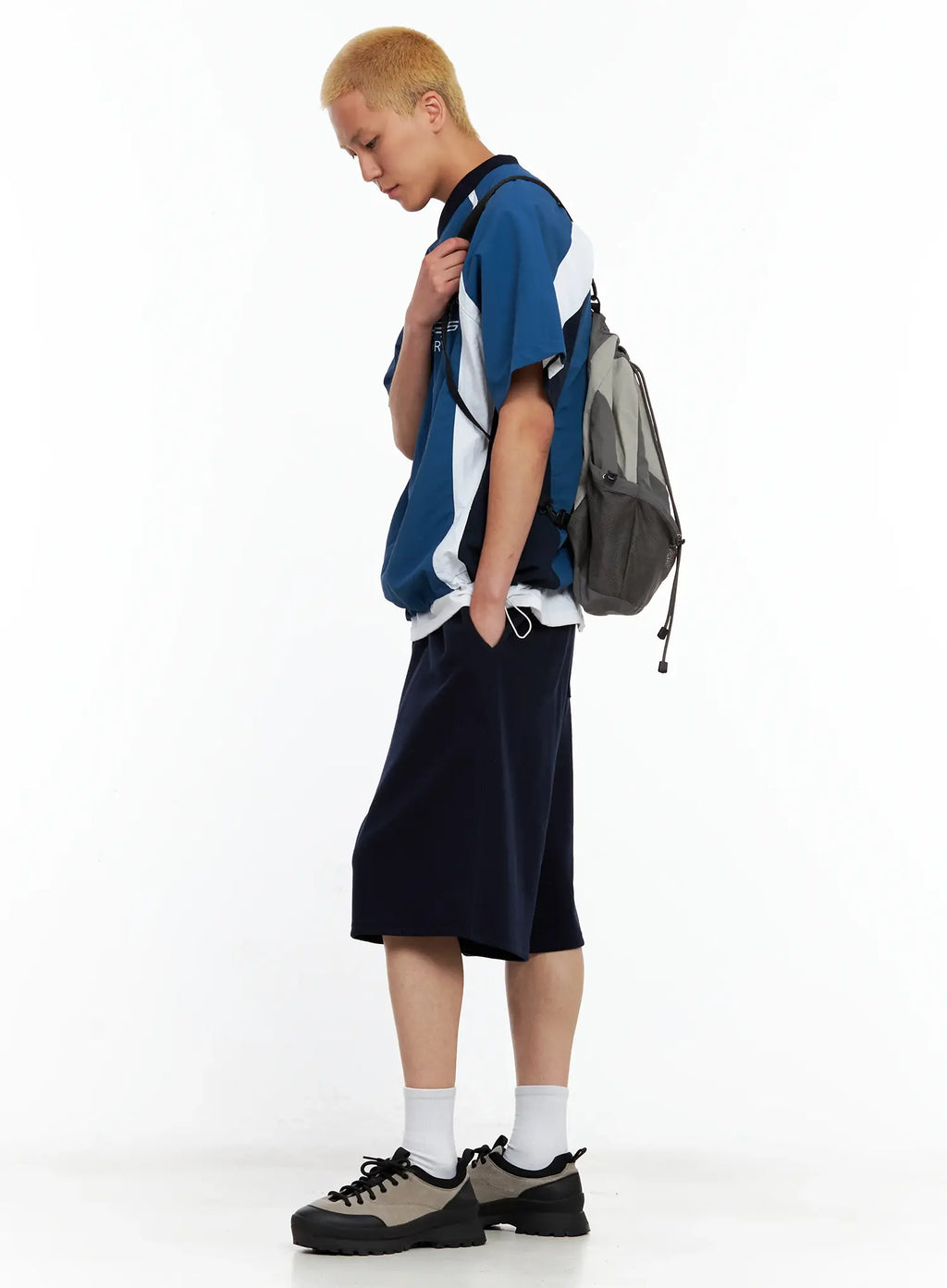 Men's V-Neck Basic Jersey IL514