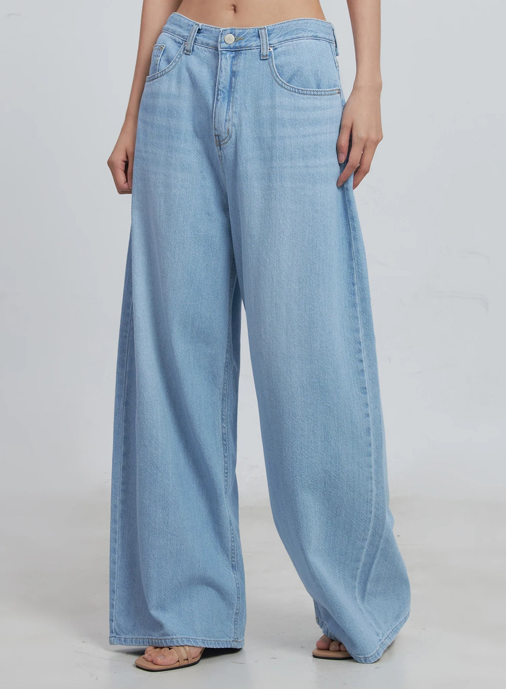 Scarlett Washed Wide-Leg Jeans IU512