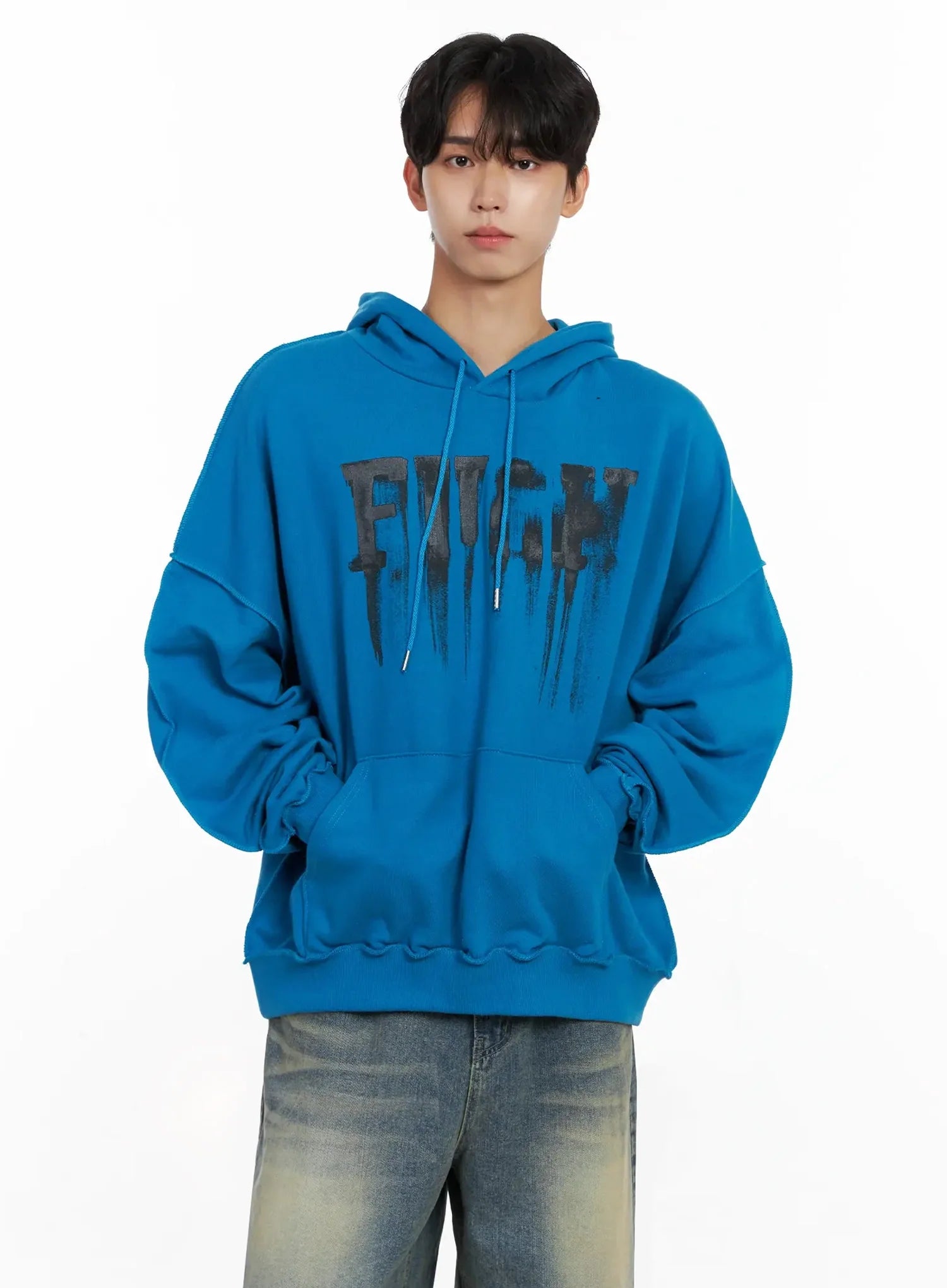 Men's Drip Graphic Hoodie IO516