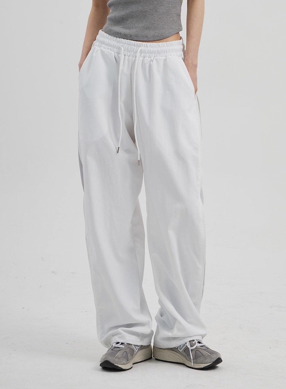 Drawstring Baggy Track Pants CF308