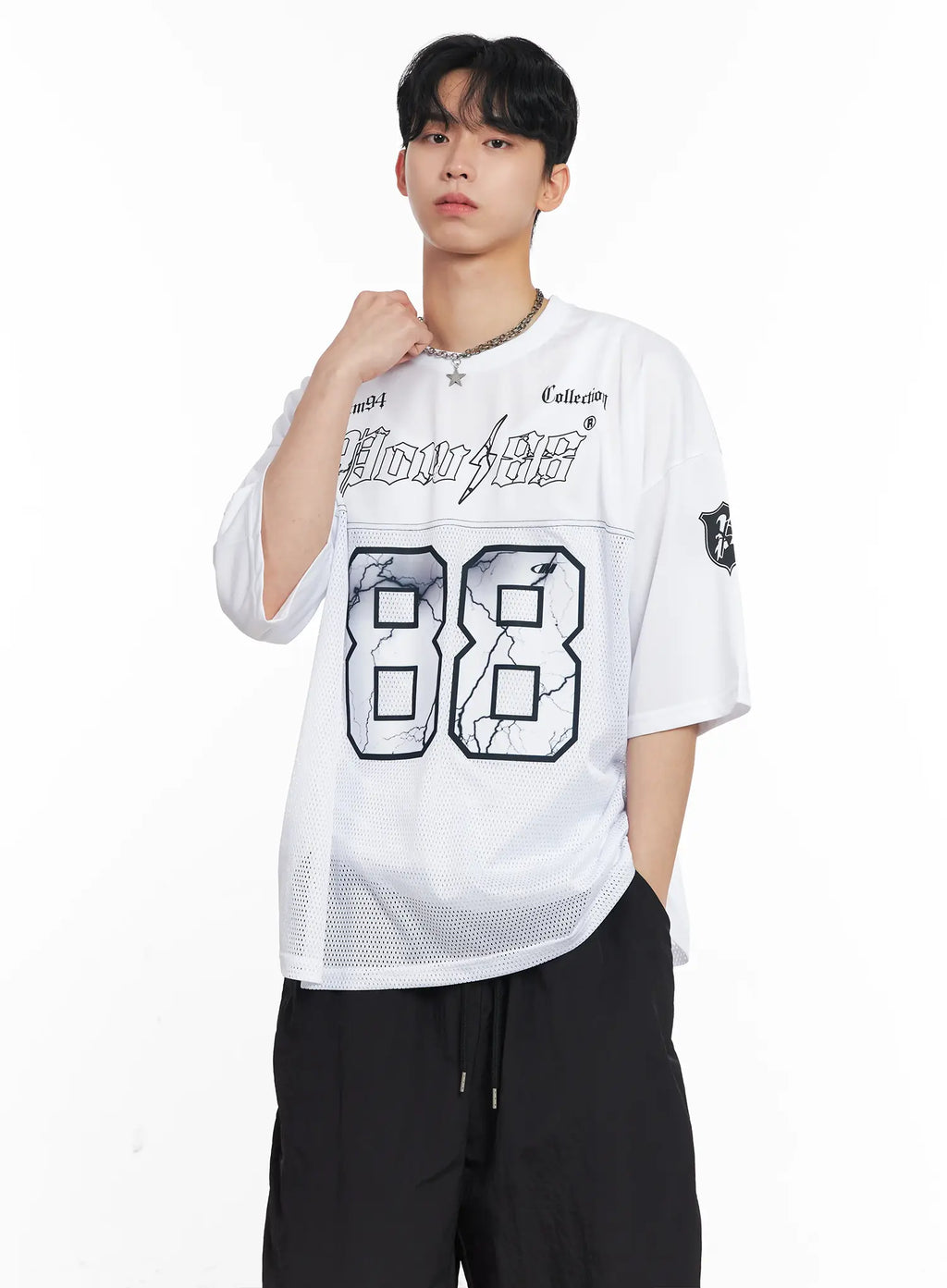 Men's Mesh Graphic Jersey Tee IL501