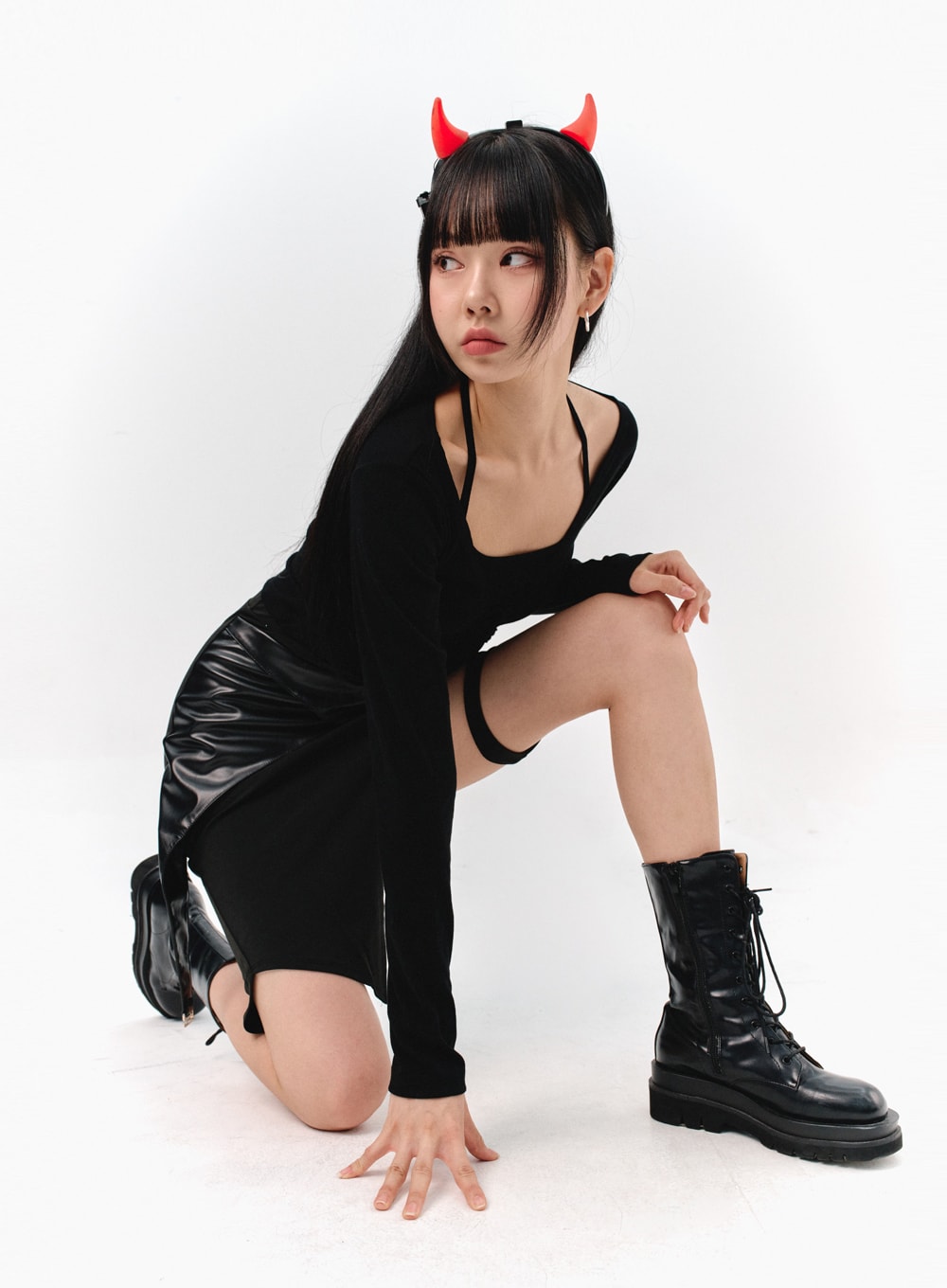 Halter Neck Top and Bolero Set IS322