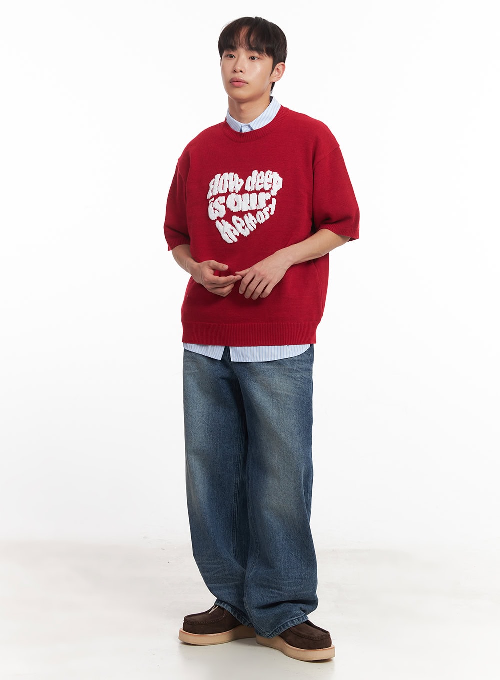 Men's Classic Wide-Fit Jeans IA521