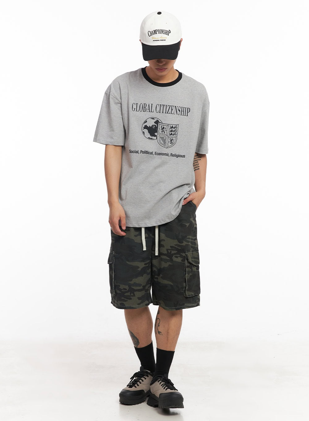 Men's Camo Cargo Shorts IY508