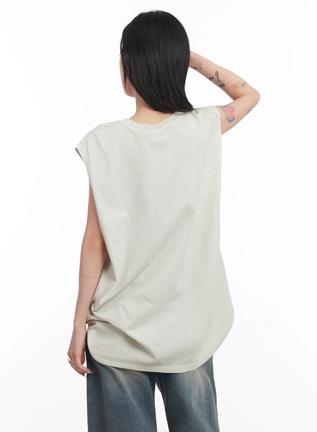 Rock & Roll Graphic Sleeveless Top  IC503