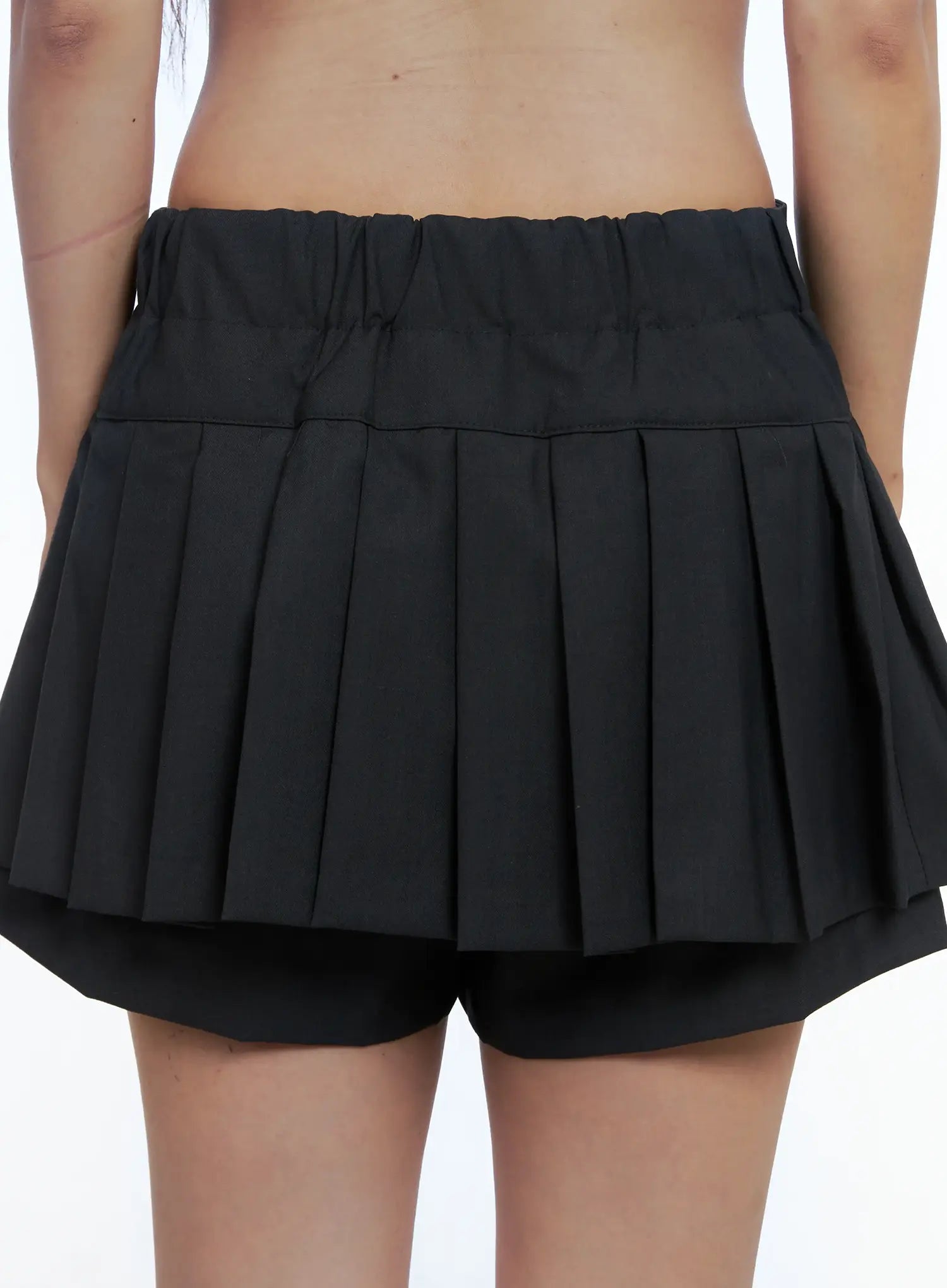 Trendy Pleated Mini Skirt CS504