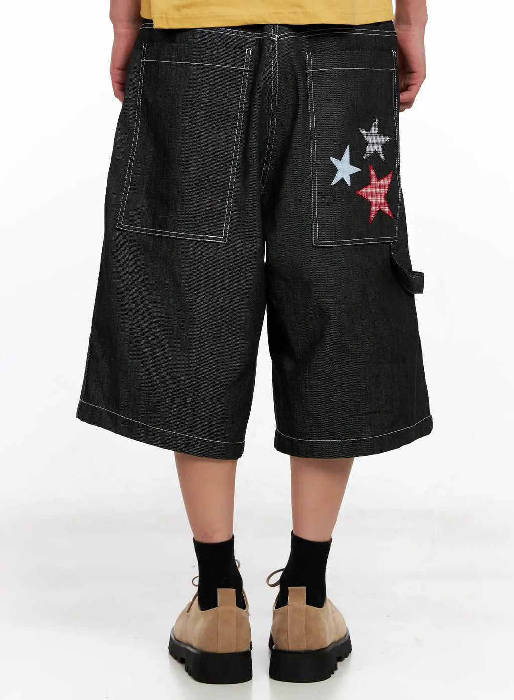 Men's Star Patch Jorts IG508