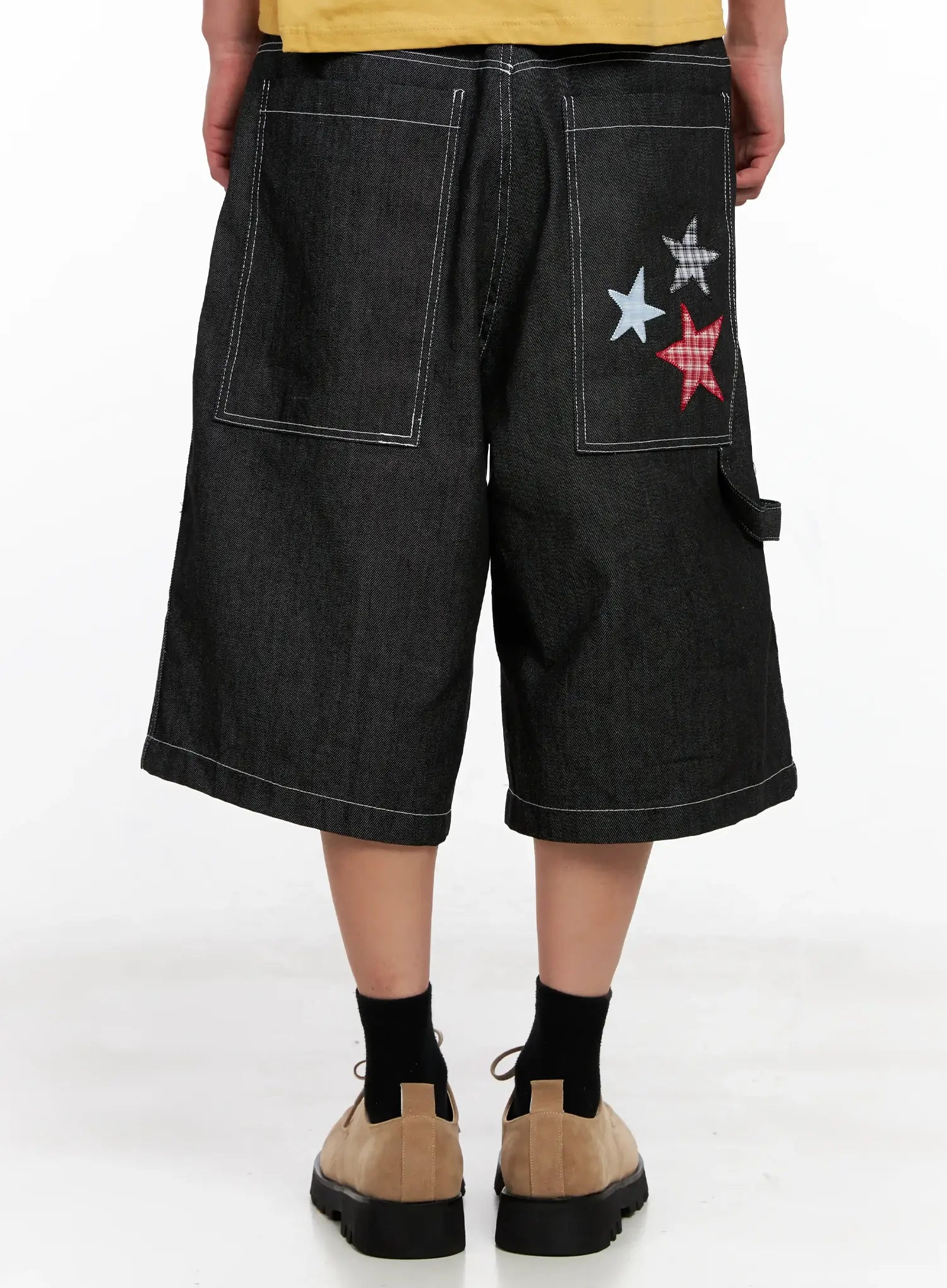 Men's Star Patch Jorts IG508