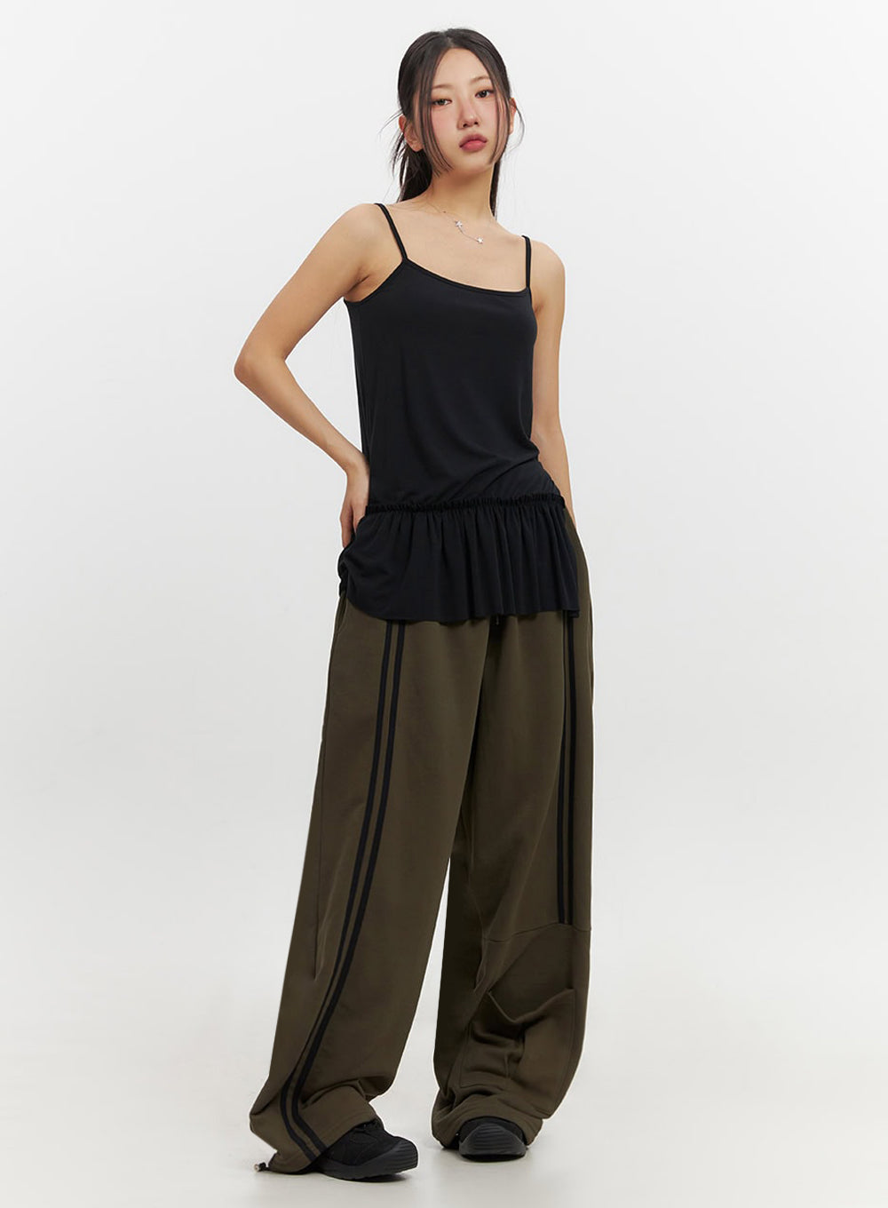 Ruffle Layered Camisole Top IF510