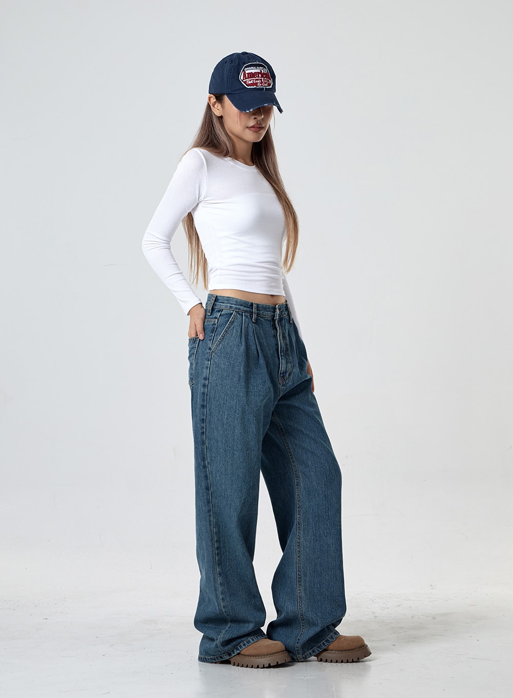 Basic Long Sleeve Crop Tee CG29