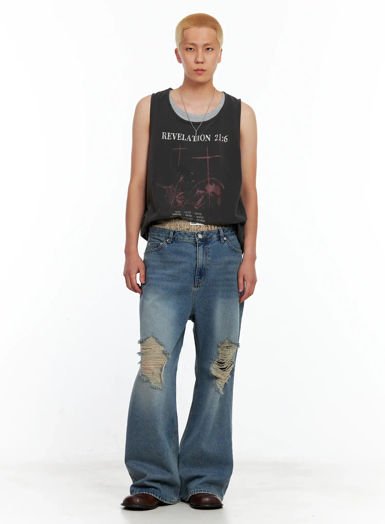 Men's Graphic Sleeveless Top IL511