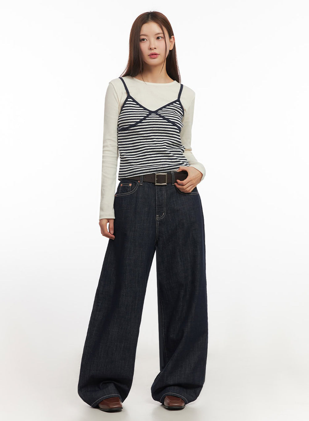 Sweetheart Striped Cami IM514