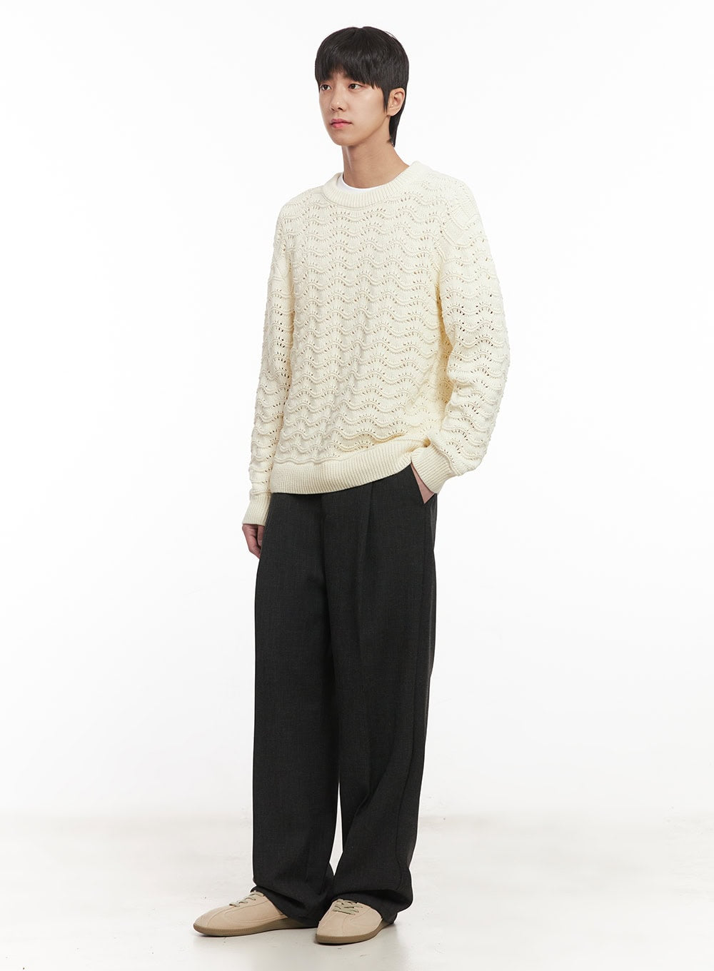 Men's Classic Straight-Fit Trousers IM519