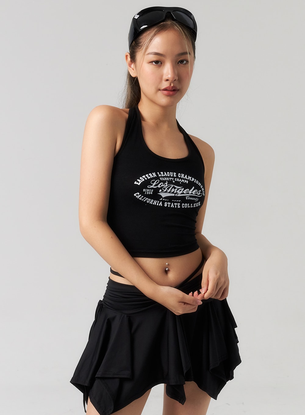 Waist Strap Mini Skirt CU330