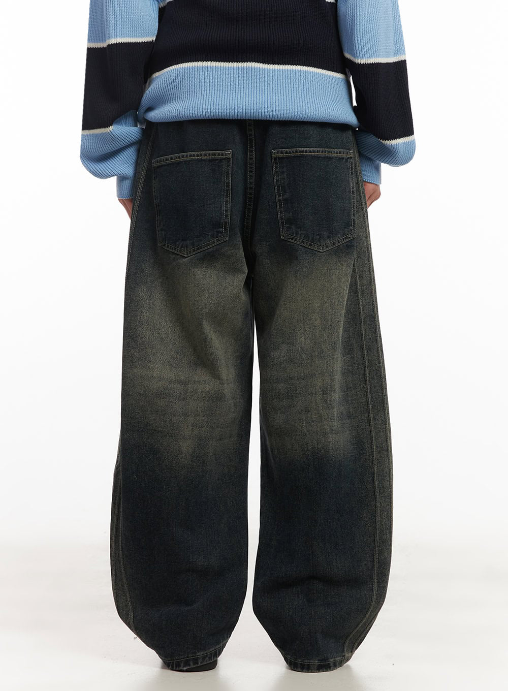 Men's Vintage Straight-Leg Jeans IA510