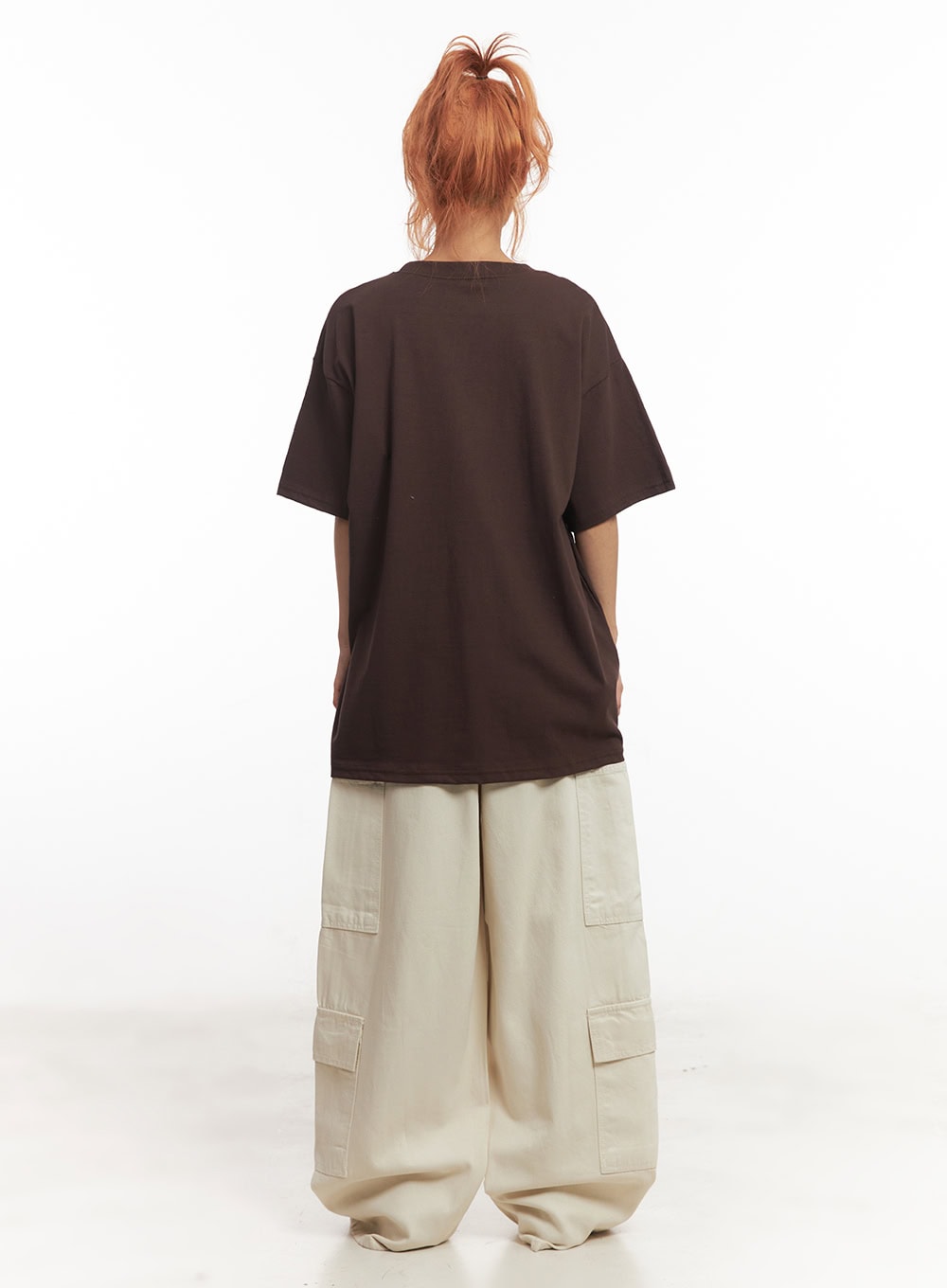 Golden Pup Graphic Oversize T-Shirt IM528