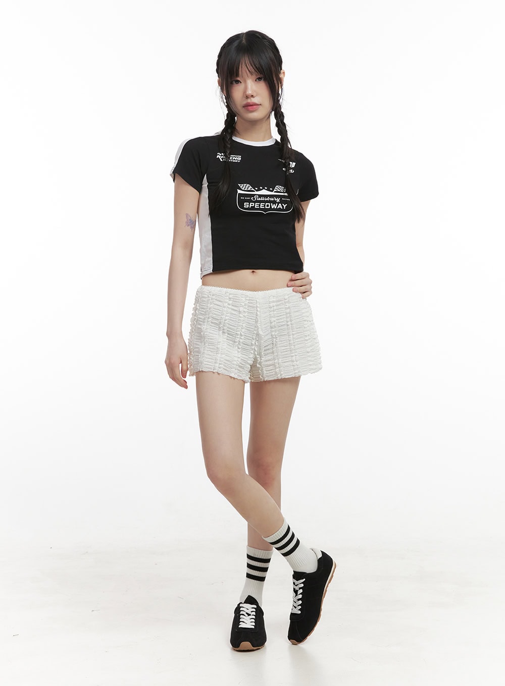 Lace Mini Shorts IN428