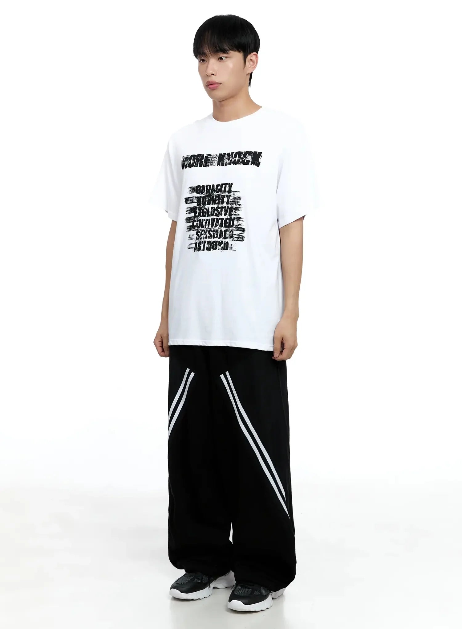 Men's Text Graphic T-shirt IG520