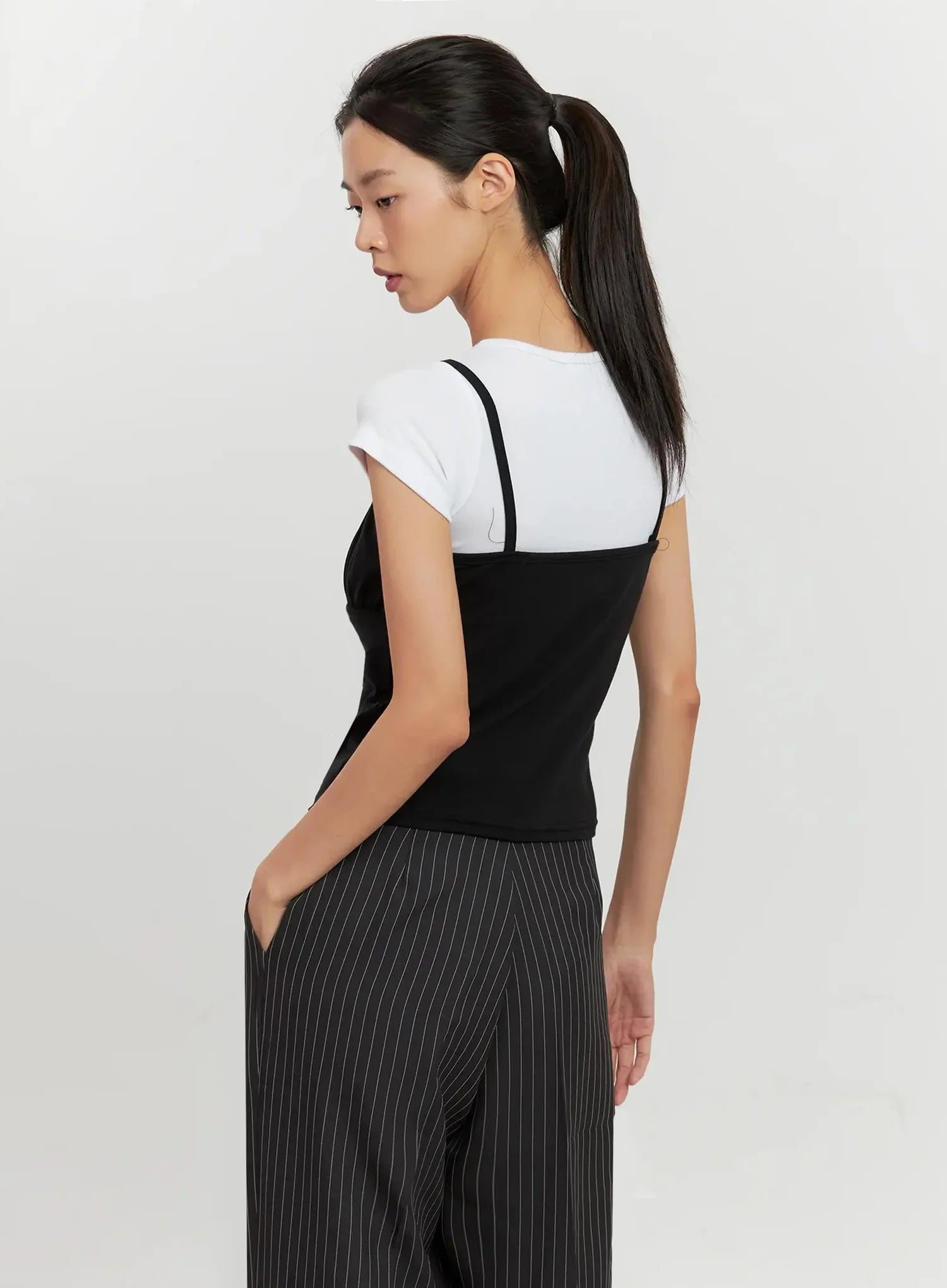 Classic Shirred Cami Top IL528