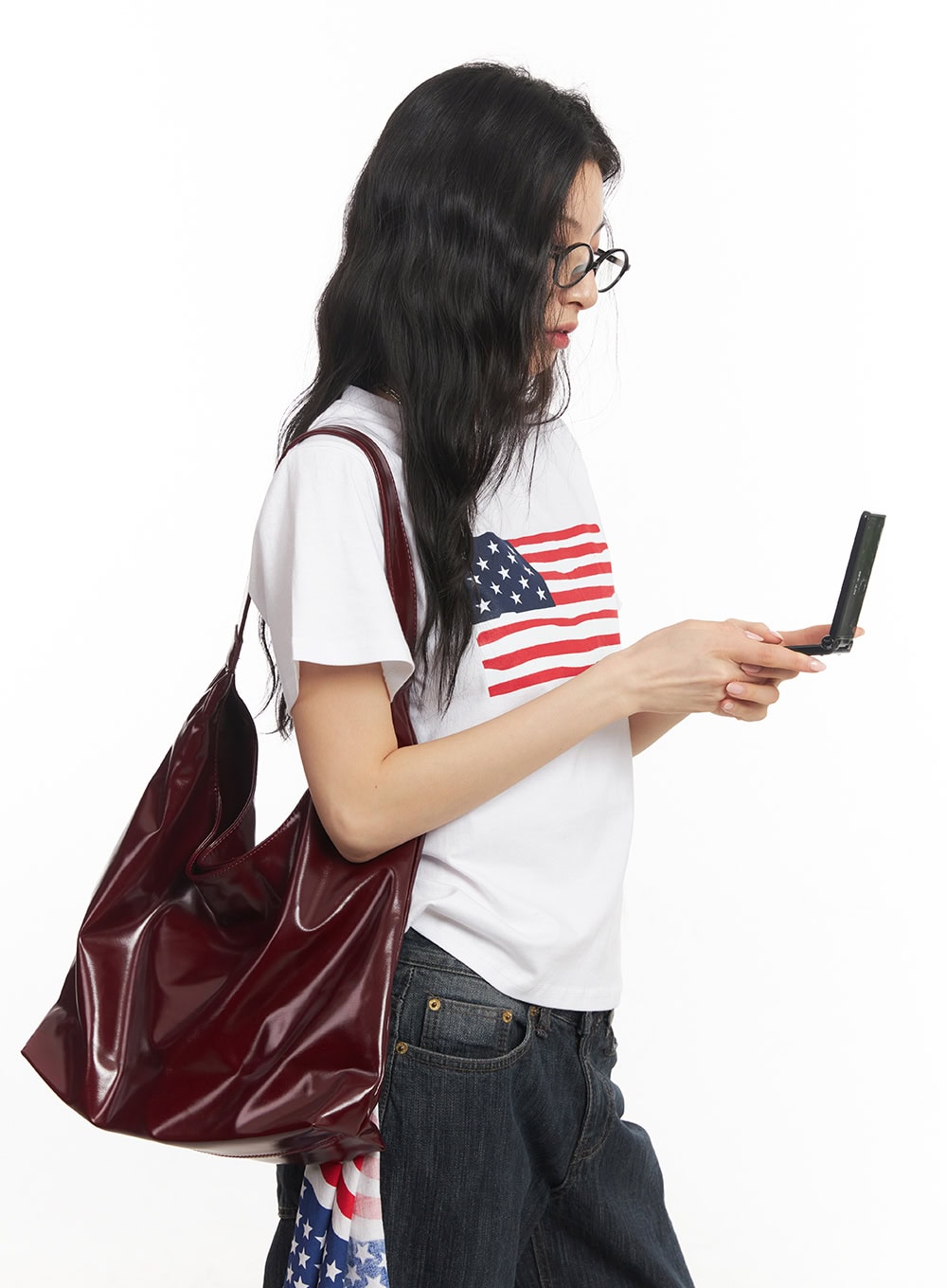 Star Flag Graphic Top CA503