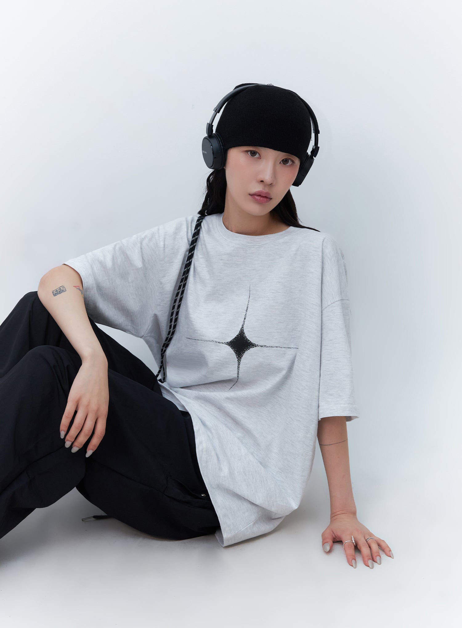 Rivet Edge Knit Beanie IC503