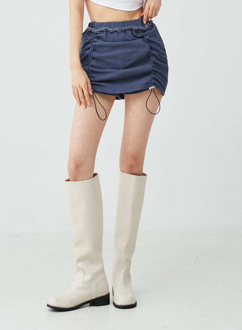 Side String Skirt Pants IU26