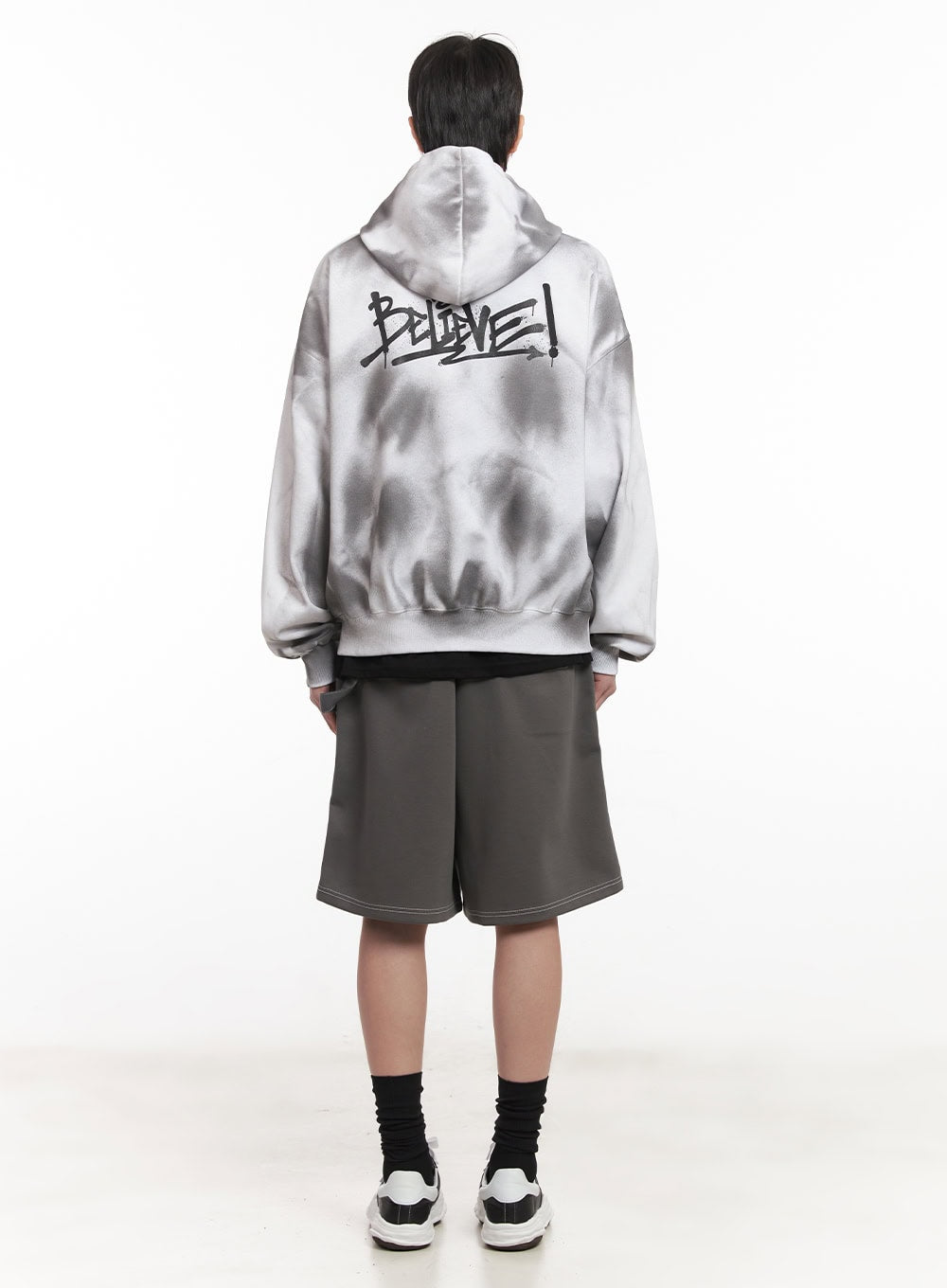 Men's Washed Oversized Hoodie IM519
