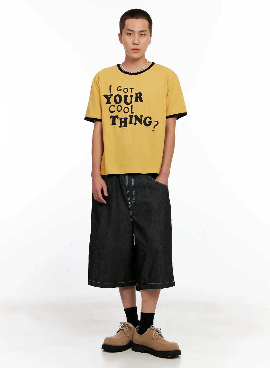 Men's Graphic Ringer Tee IG508