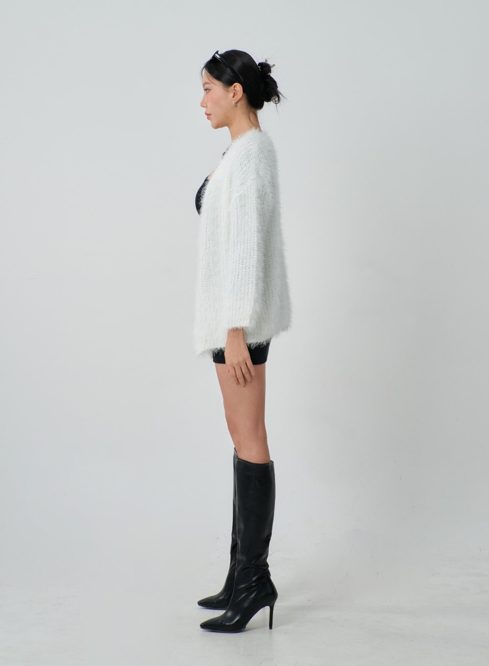 Soft Midi Knit Cardigan IJ318