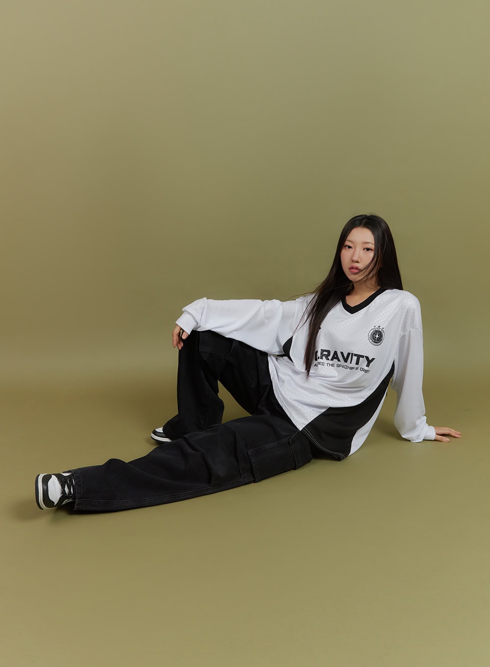 Basic Cargo Wide-Leg Pants IS402