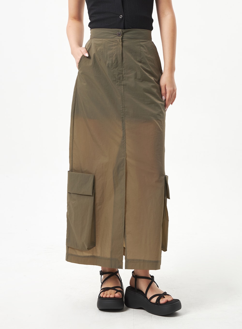 Snap Button Tee CA319