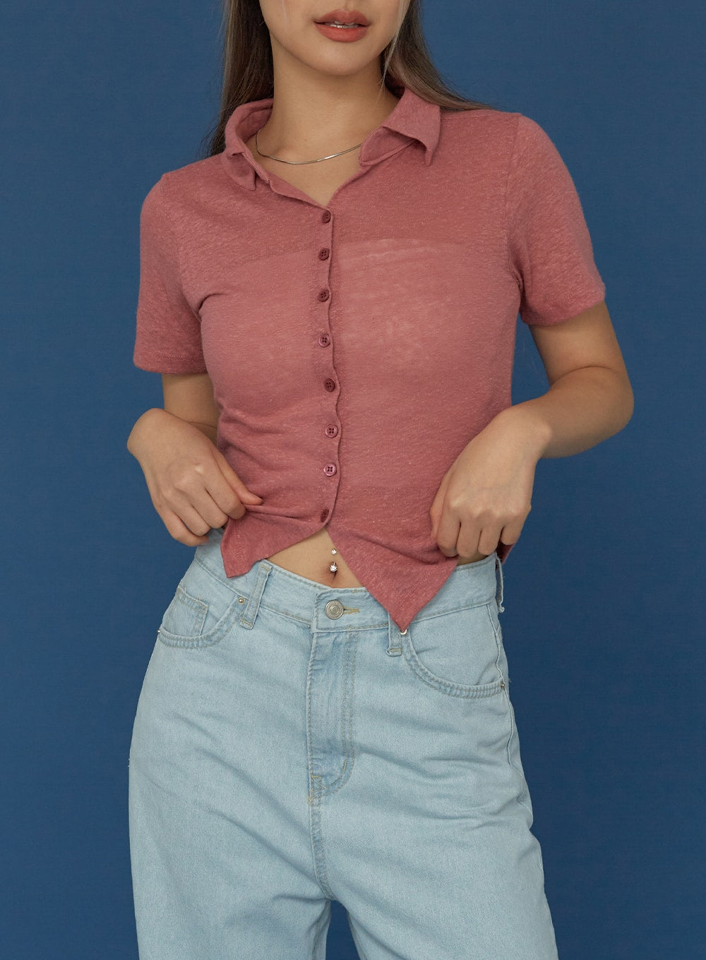 Basic Wide Denim Pants CG02