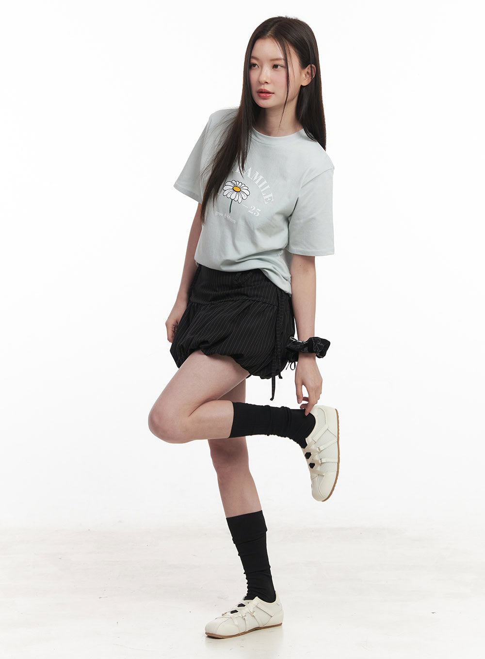 Graphic Flower T-Shirt  IY509