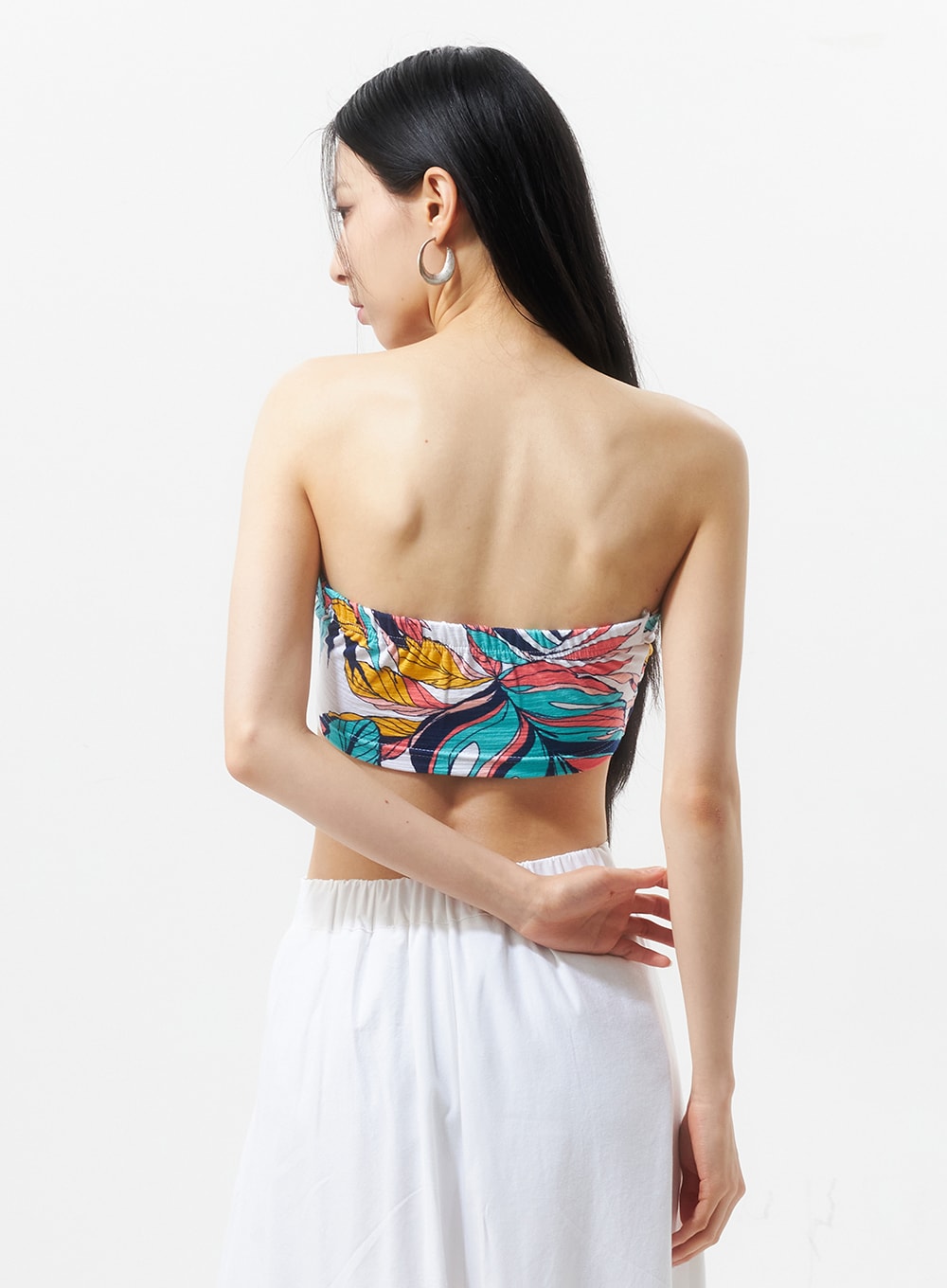 Bow Graphic Tube Top IU326