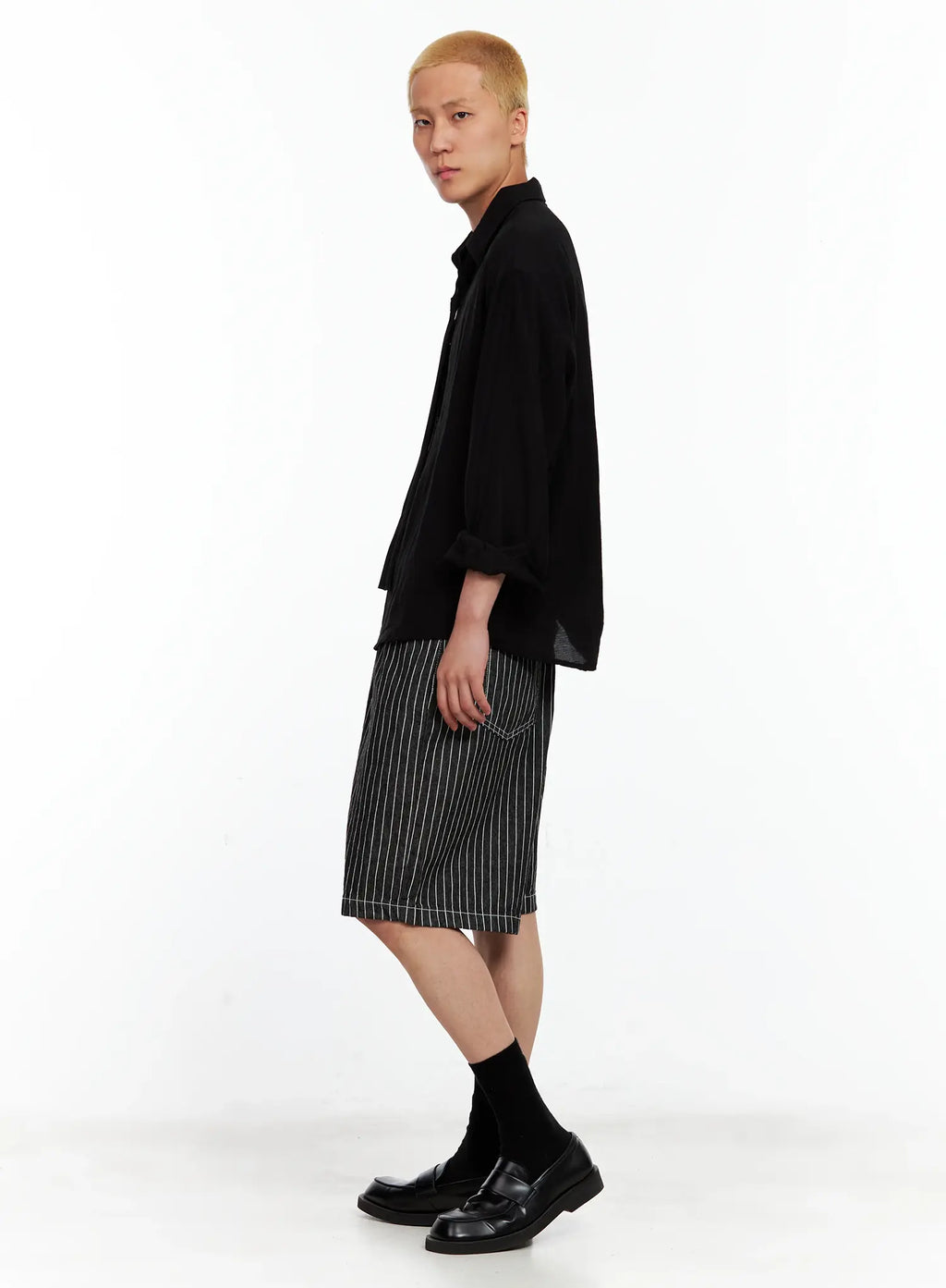 Men's Pinstripe Shorts IL514