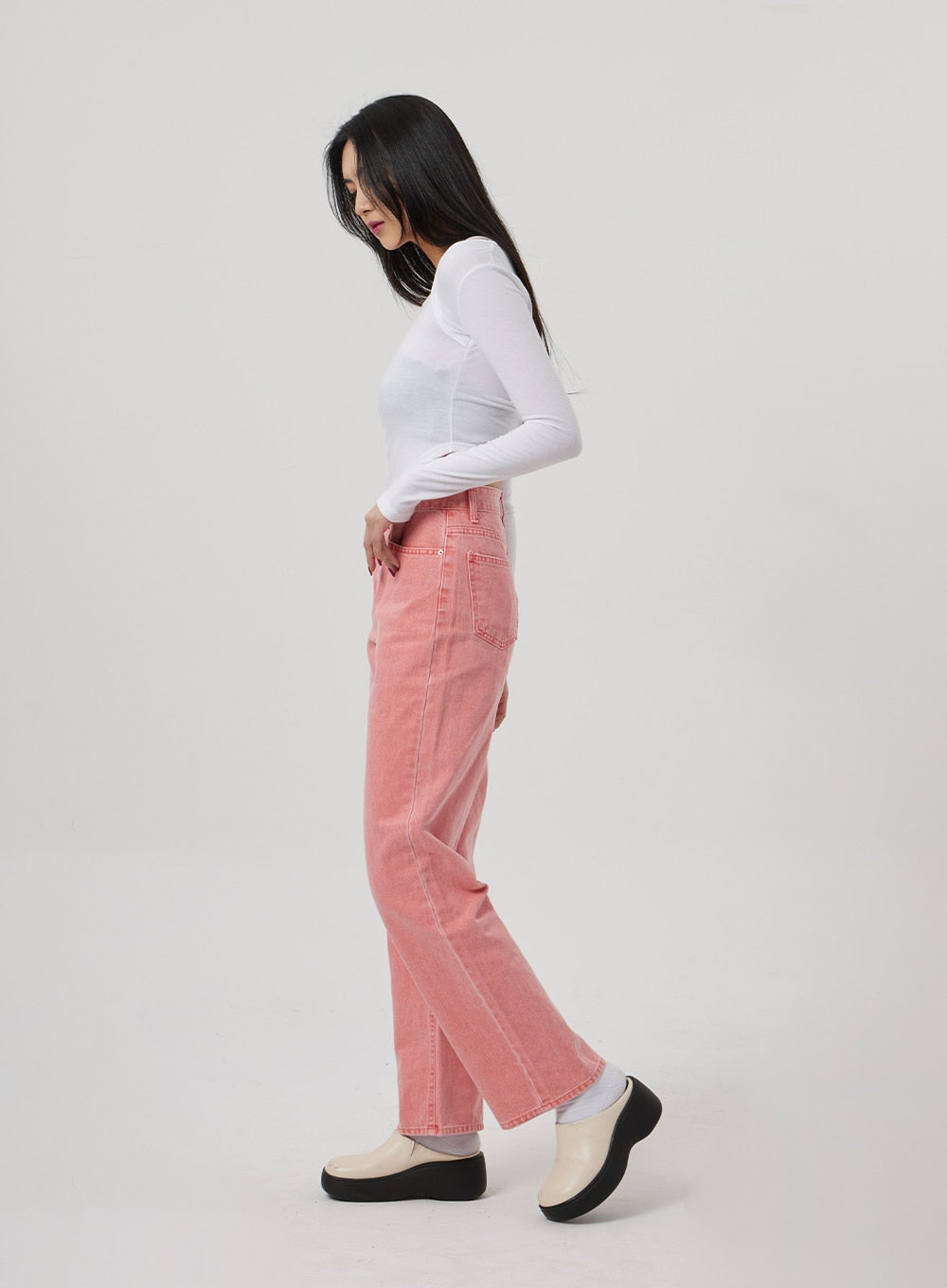 Unbalanced Hem Layered Top BF310