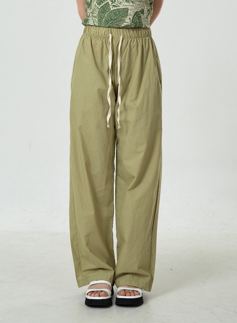 Leaves Scarf Cami Top CU6