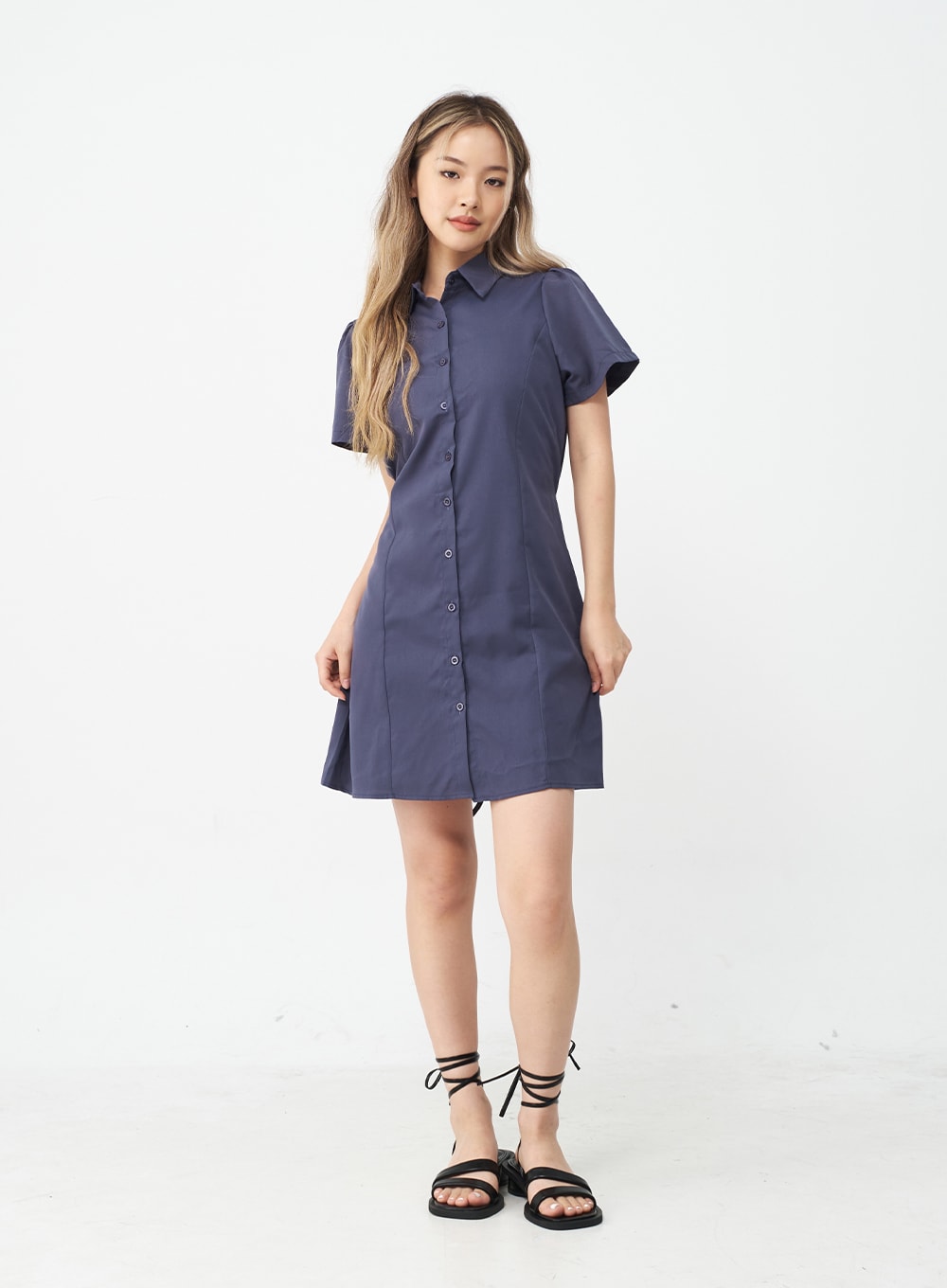 Basic Everyday Shirt Dress CJ22