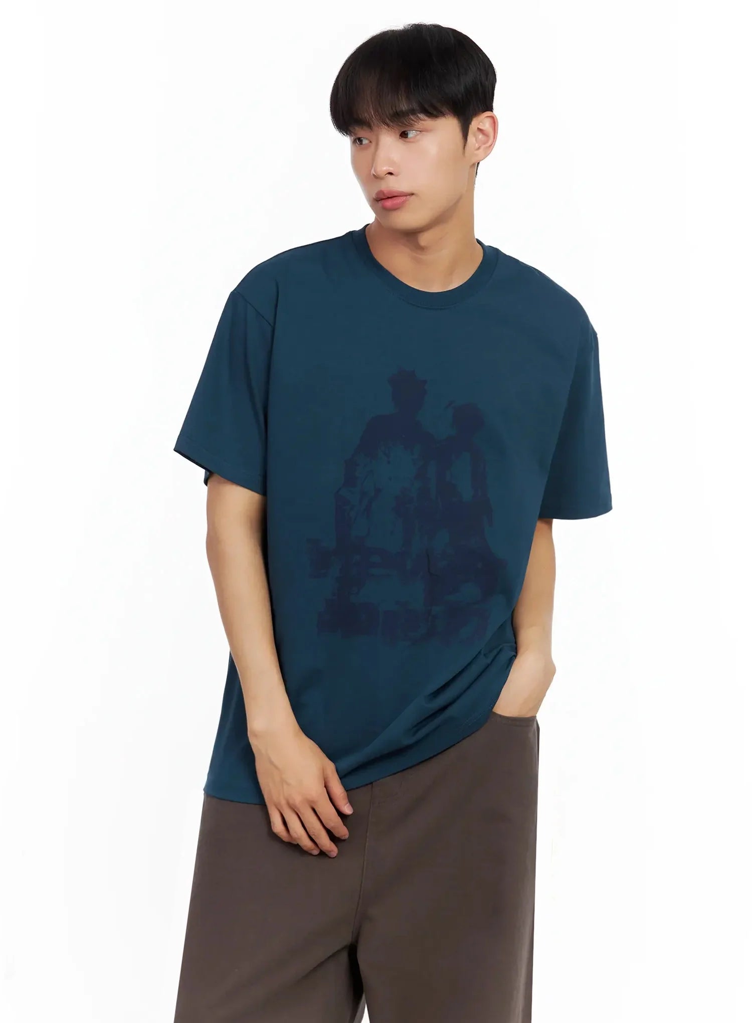 Men's Abstract Graphic T-Shirt IL516