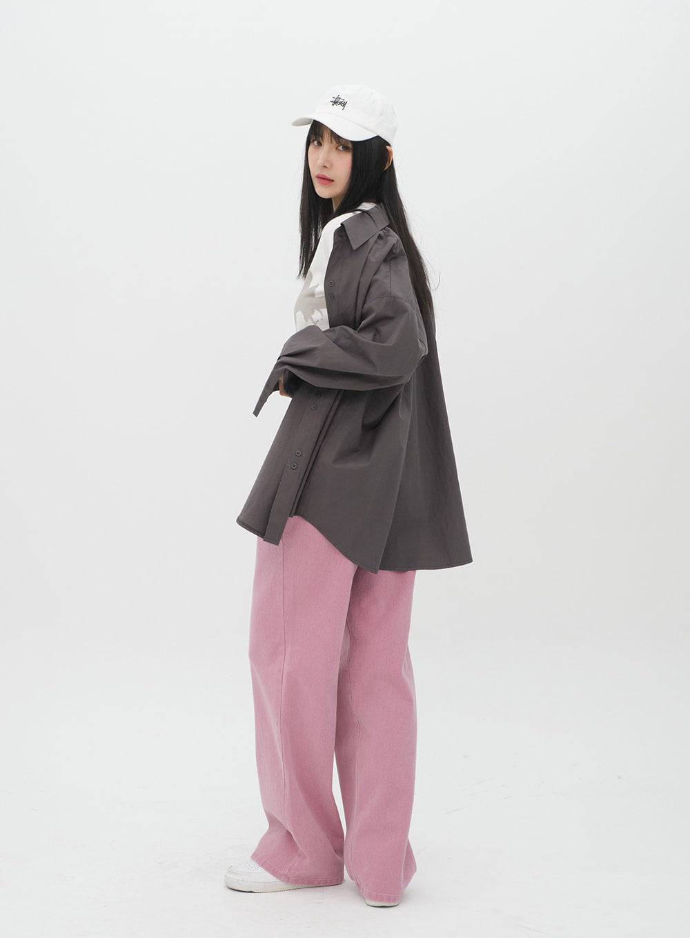 Maxi Shirt with Waist Strap J21