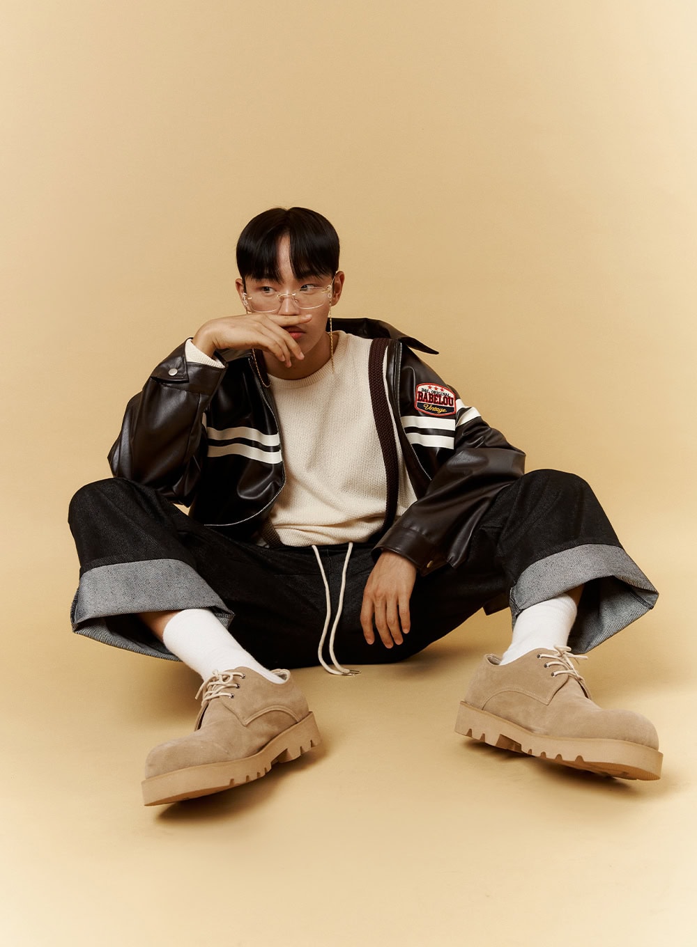 Men's Basic Oversized Knit IO420