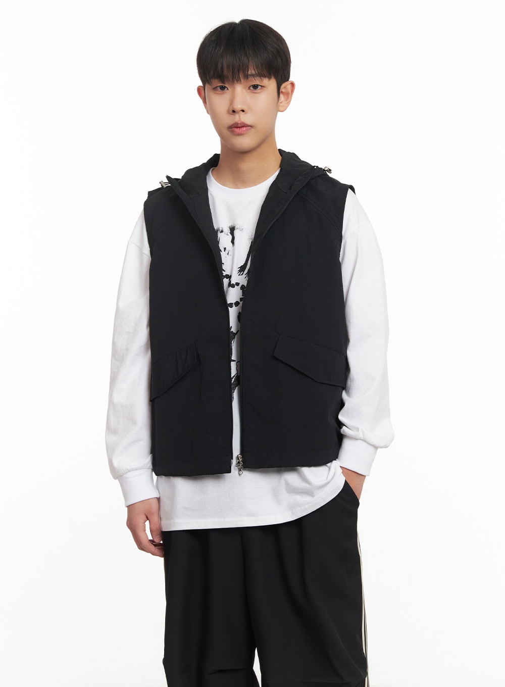 Men's Cotton Graphic Long Sleeve Tee IM517